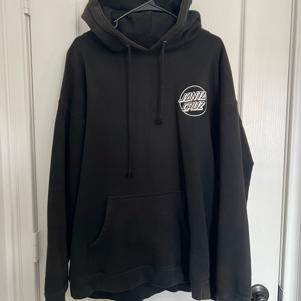 Santa Cruz Skateboards Men's Black Hoodie